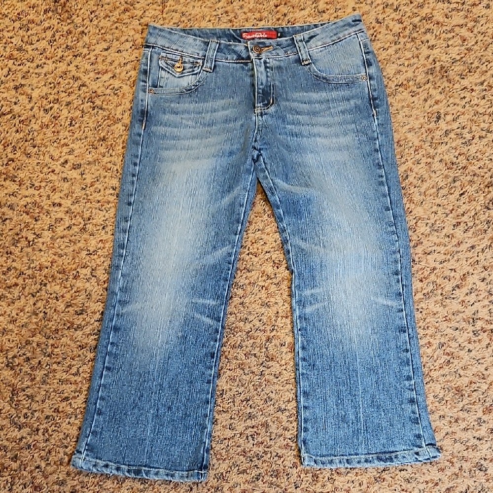 South Pole Cropped Jeans 5 Junior Collection Denim Nwot